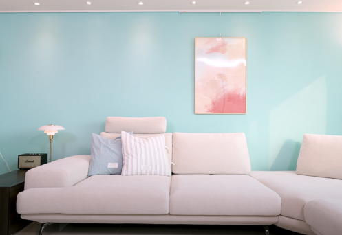 거실 벽 셀프페인팅