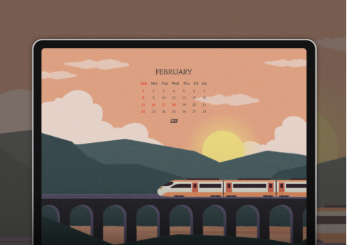 2월 배경화면 다운받자!