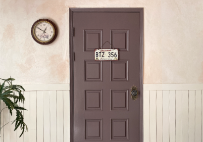 이달의 컬러로 방문 리폼